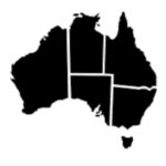 Australia Icon Black and White 500 x 500px for FlashMate Heat Detectors